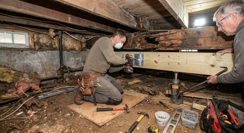 House Beam Repair in Kansas City, KS