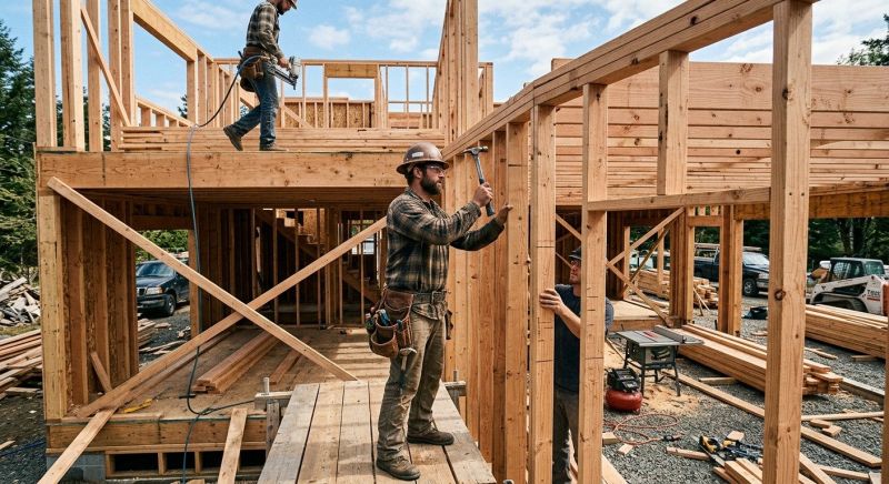 Building Framing in Conroe, TX